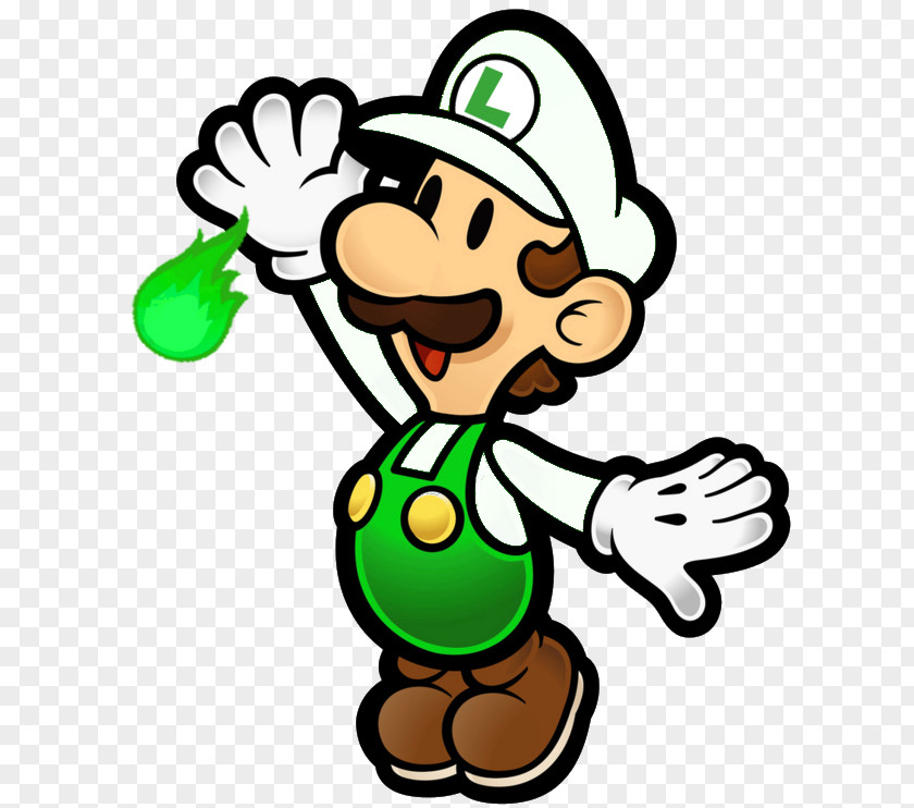 Luigi Mario Bros. Super Paper PNG