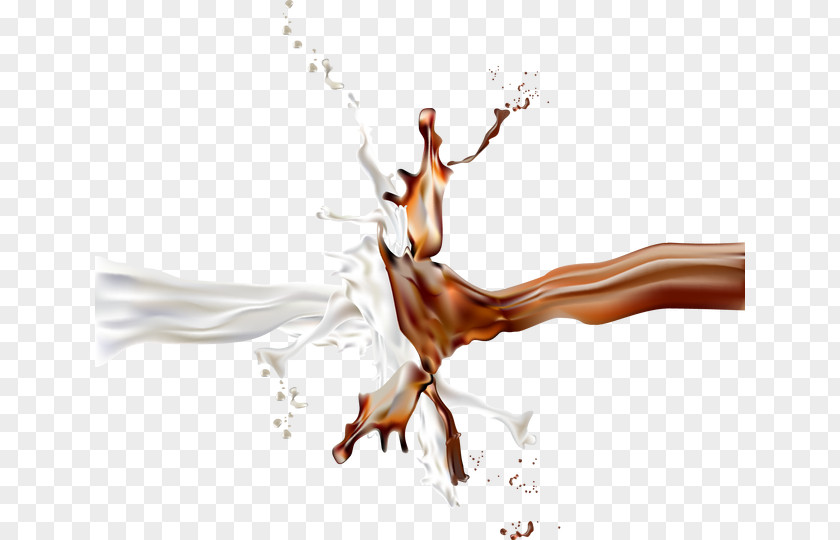 Milk Chocolate Splashes Latte Caffxe8 Mocha PNG