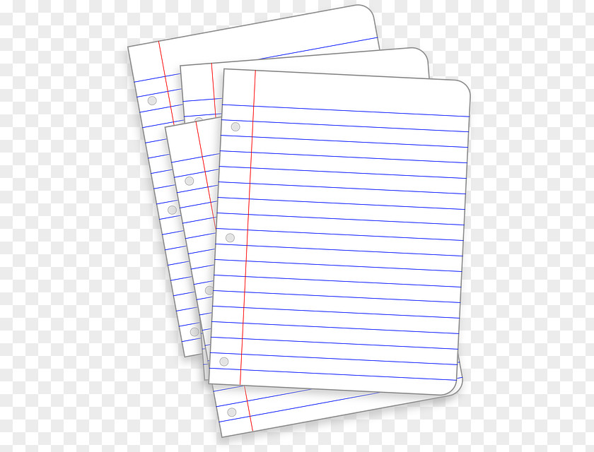 STATIONERY Paper Ruled Notebook Loose Leaf Clip Art PNG