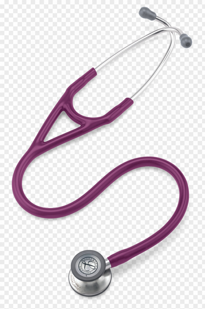 Stethoscope Transparent 3M Littmann Cardiology IV Master Plum PNG