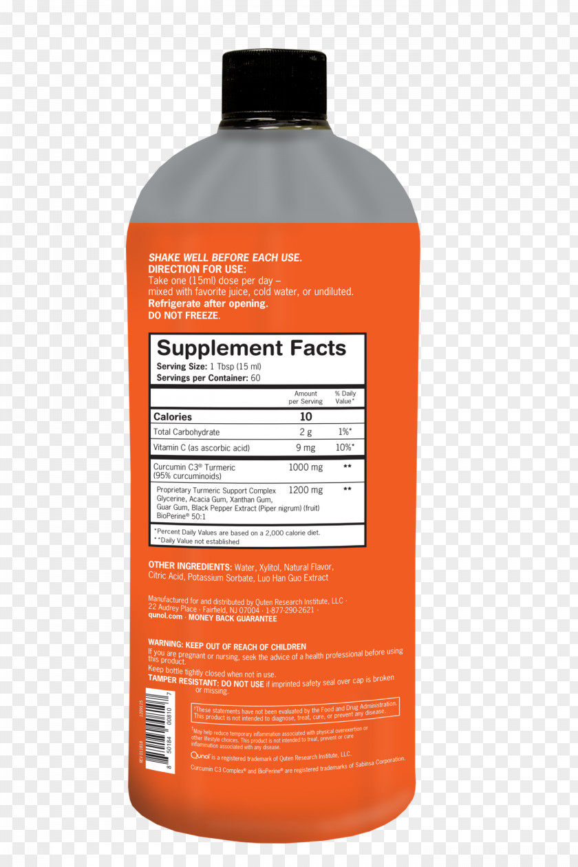 Turmeric Curcumin Dietary Supplement Curcuminoid Liquid PNG