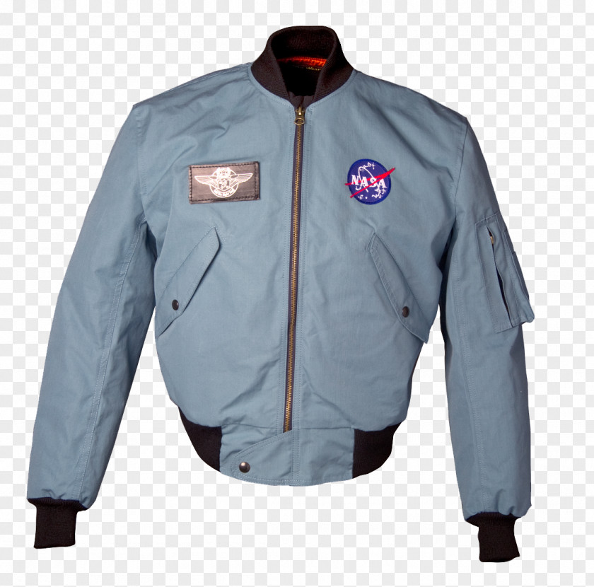 Lightweight Flight Jacket Apollo Program Leather Clothing PNG