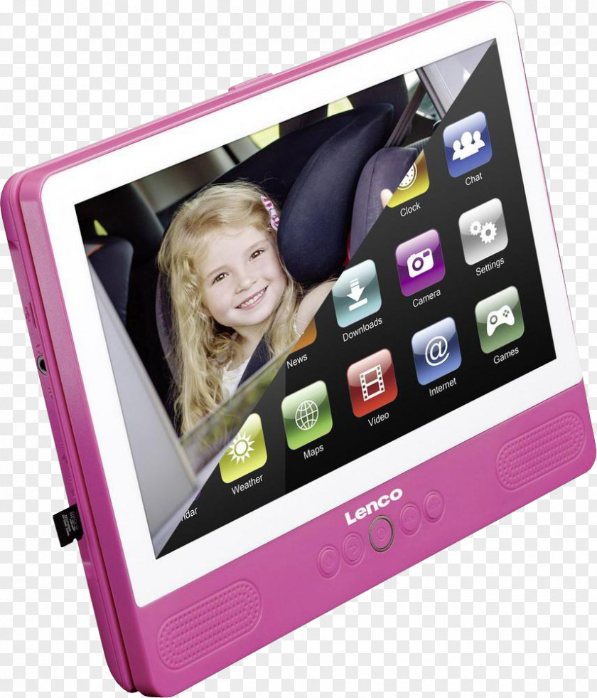 Portable Tablet DVD Player Lenco TDV-900 Laptop 7 DVP-754 PNG