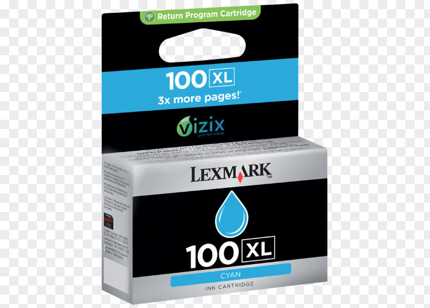 1-pack Yellow600 Pg Lexmark Cartridge No. 100XL Ink Cartridge1-pack PgPrinter Paper PNG