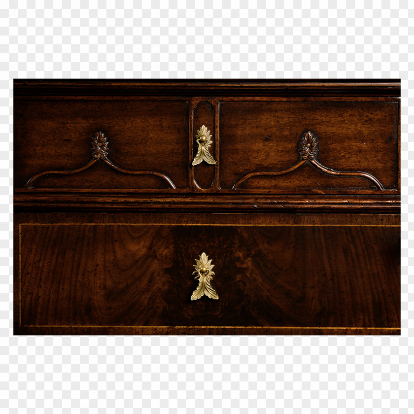 Antique Drawer Buffets & Sideboards Wood Stain Shelf PNG