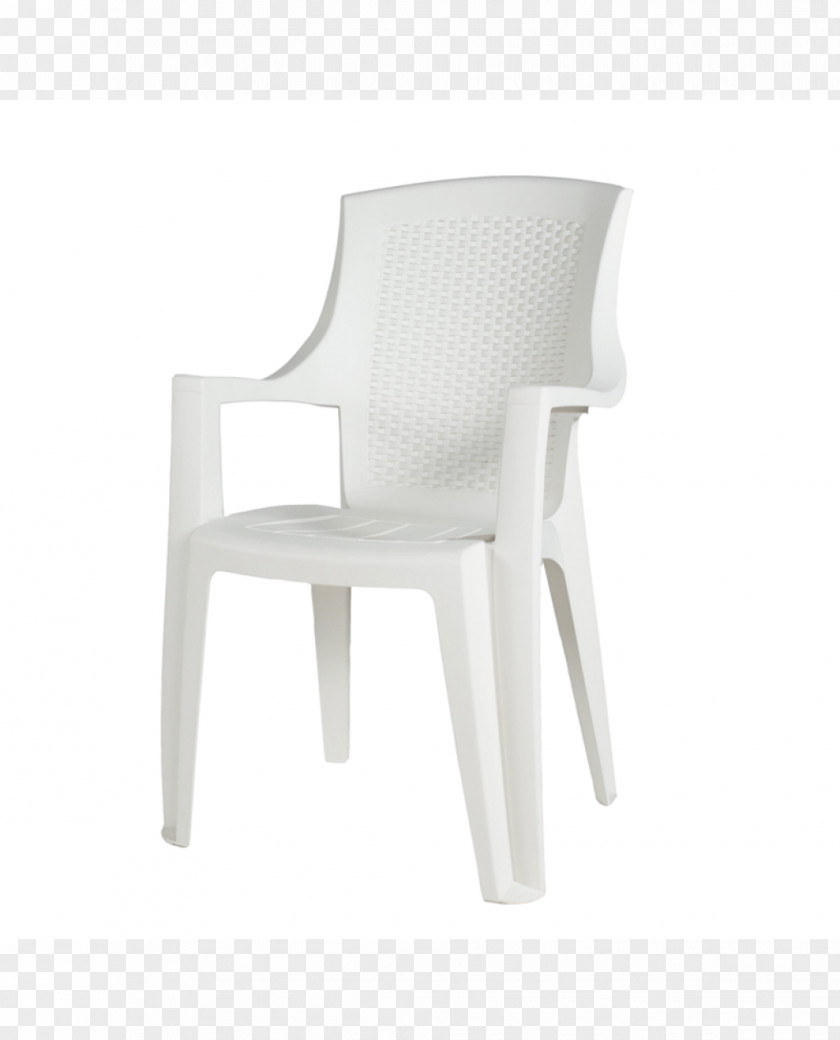 Chair Plastic Armrest Garden Furniture PNG