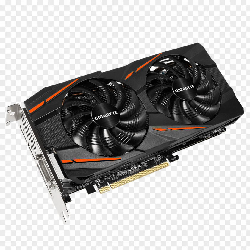 Fan Graphics Cards & Video Adapters NVIDIA GeForce GTX 1060 GDDR5 SDRAM 英伟达精视GTX Gigabyte Technology PNG