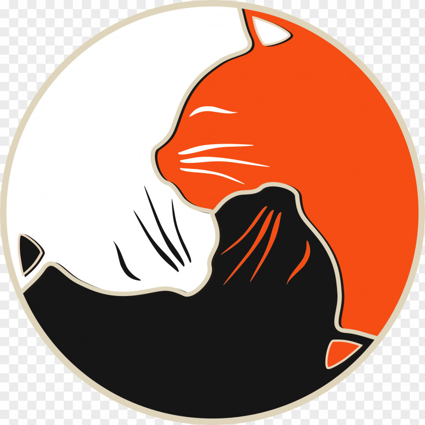 Jr Calico Cat Logo Color Clip Art PNG