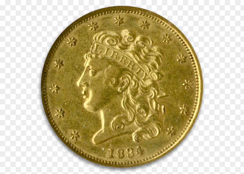 Plain Gold Coin Bronze PNG
