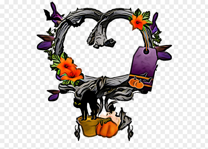 Plant Blog Halloween Cartoon Background PNG