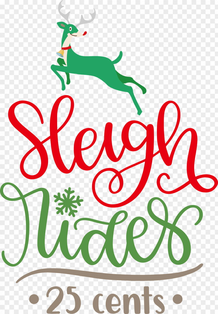 Sleigh Rides Deer Reindeer PNG