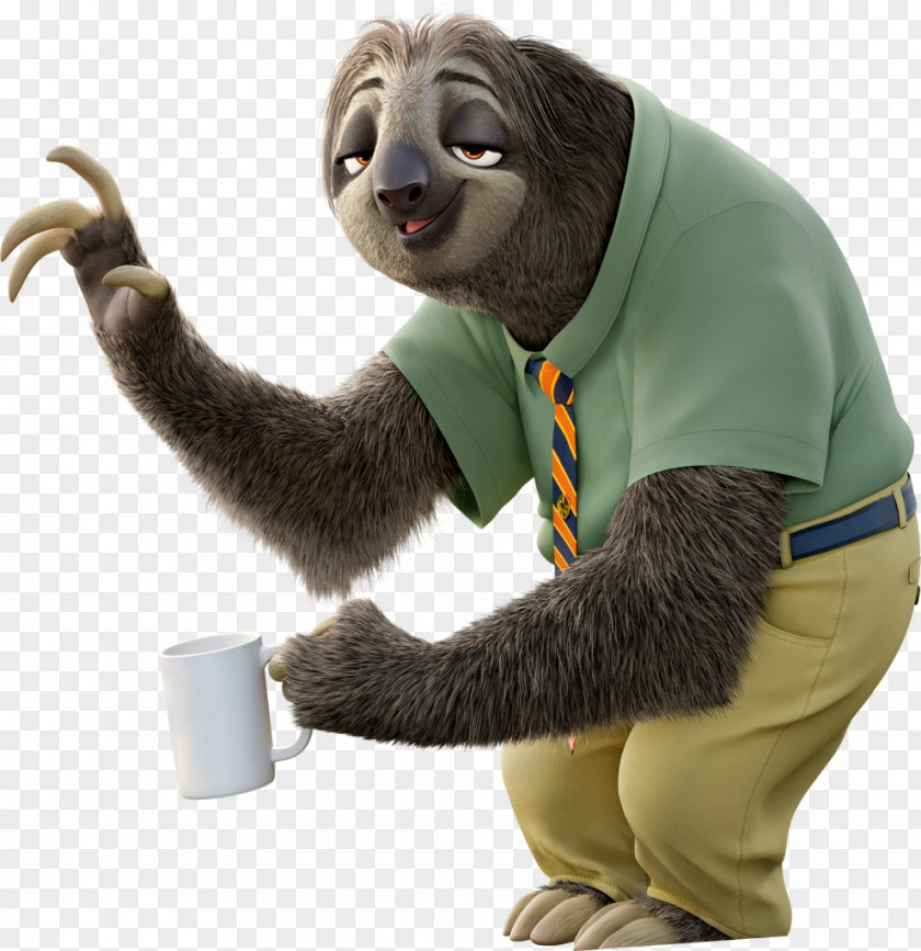 Sloth Film Poster Animation PNG