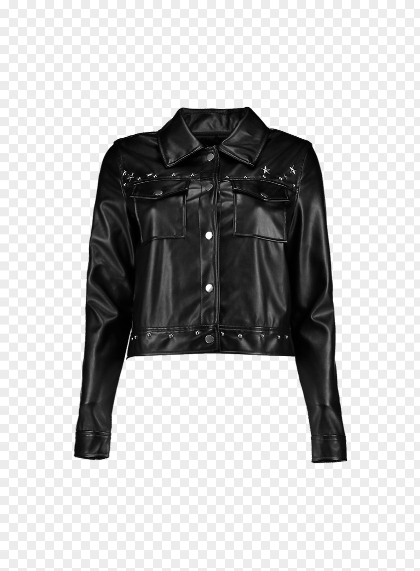 T-shirt Coat Leather Jacket Fashion PNG