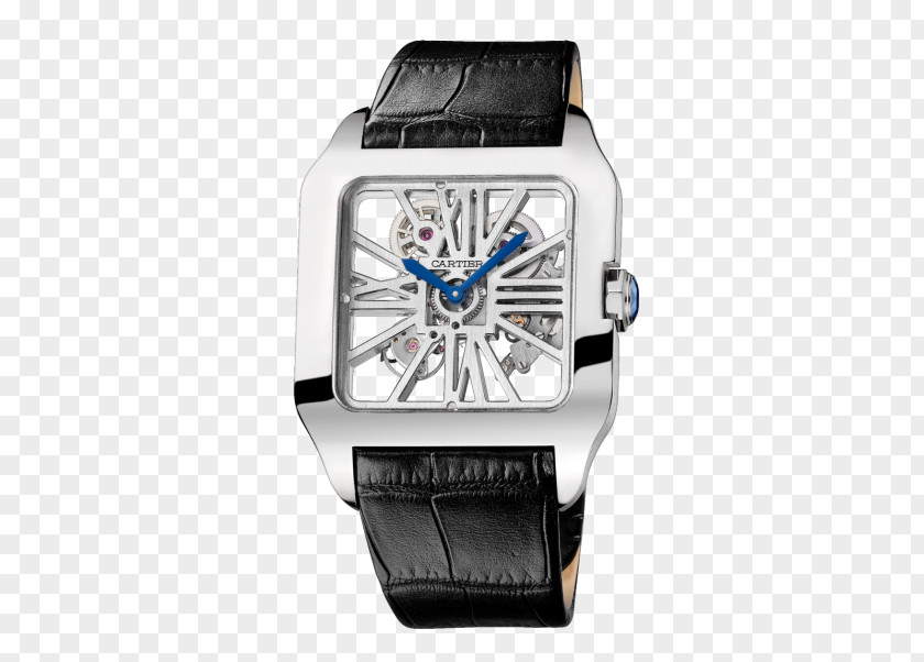 Black Mechanical Cartier Watch Male Rolex Daytona Skeleton PNG