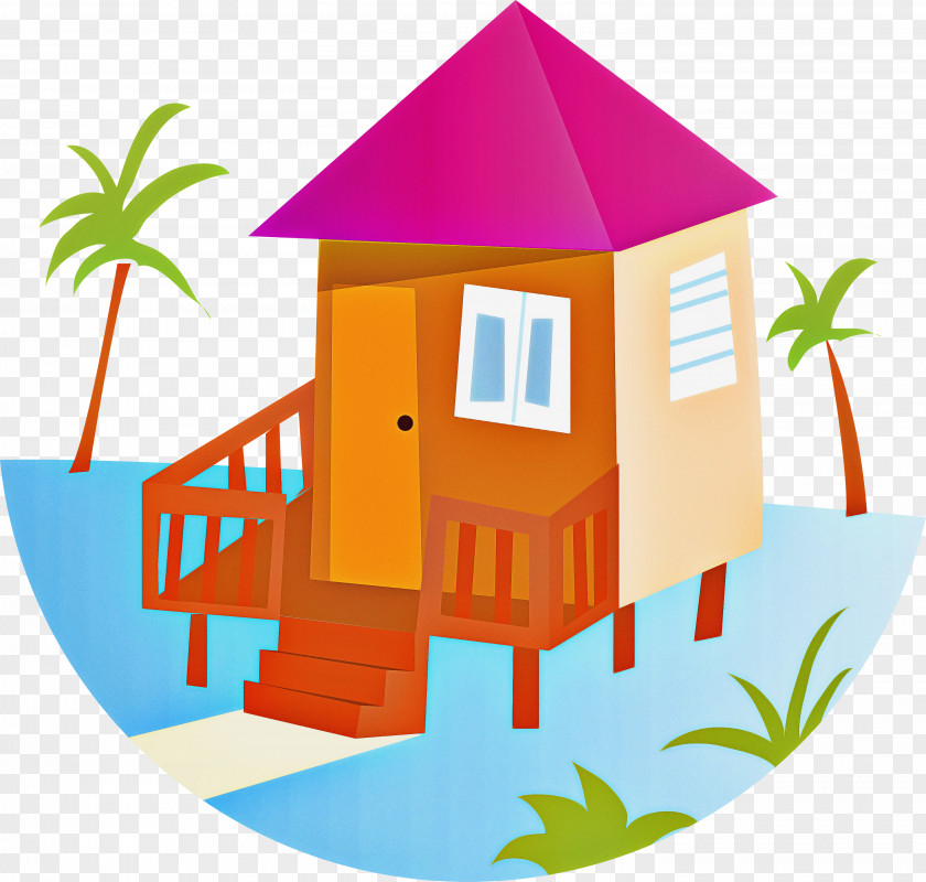 Bungalow Building House PNG