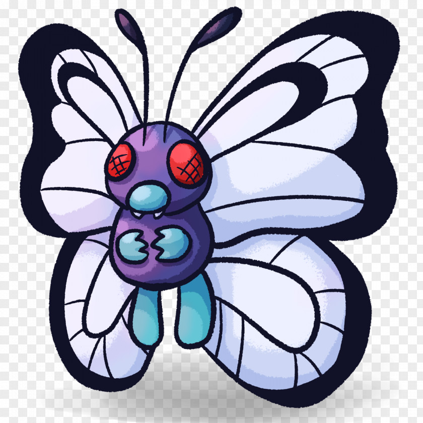 Butterfly Pokemon Ketchum Butterfree Clip Art Monarch Image PNG