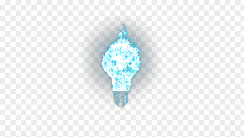 Light Bulb Turquoise Pattern PNG