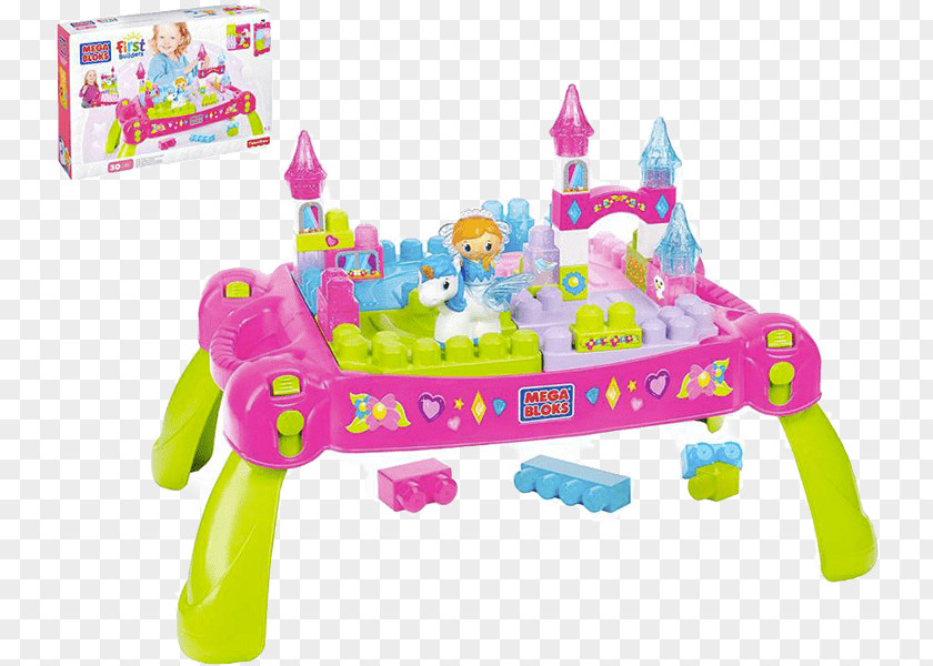 Mega Brands Table Bloks First Builders Lil' Princess Shimmering Palace Tubtown Toy Block フィッシャープライス メガブロック CNM42 PNG