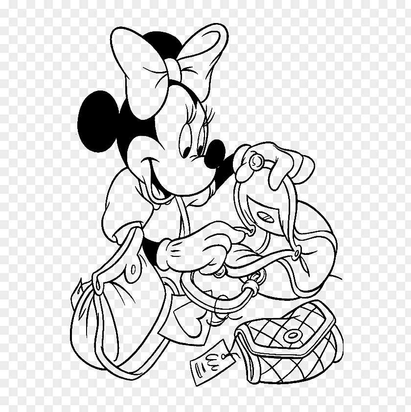 Minnie Mouse Mickey Drawing Coloring Book PNG