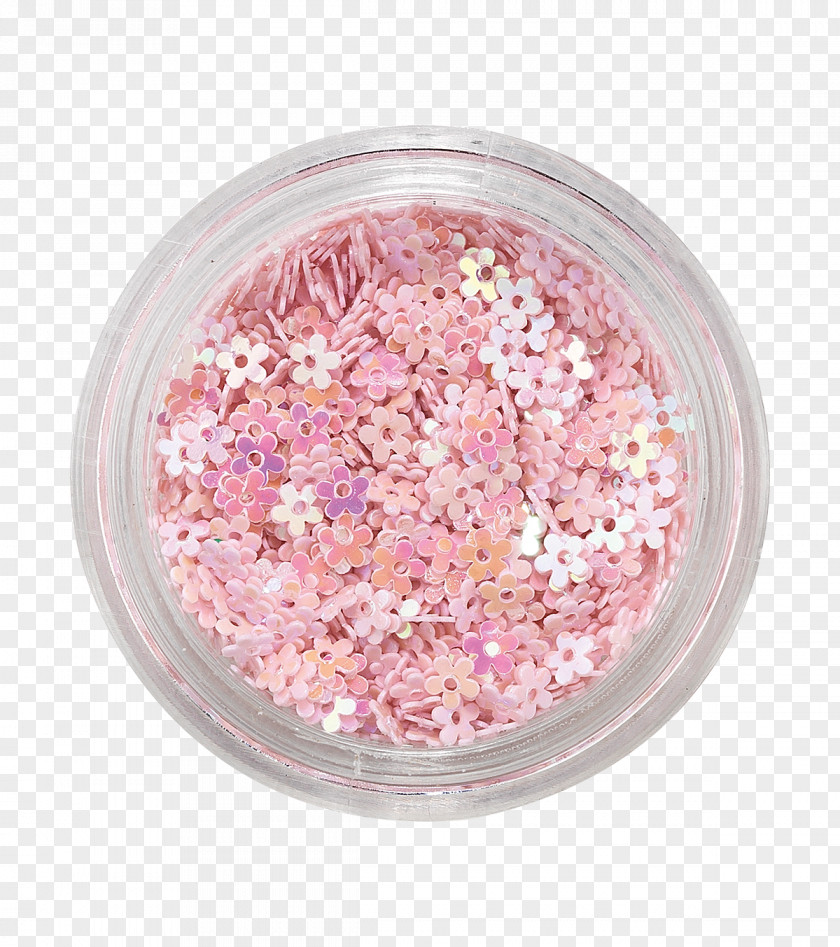 Pink Bunting Glitter Nail Art Manicure Polish PNG