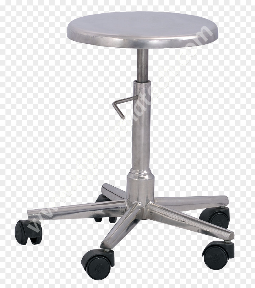 Table Stool Chair Stainless Steel Cleanroom PNG