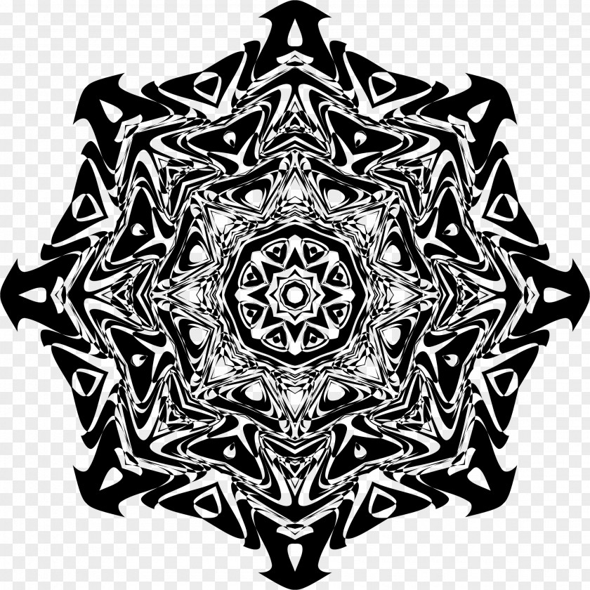 Mandala Contour Clip Art PNG