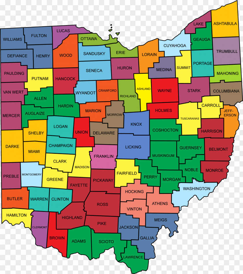 Map Ohio Line Tuberculosis PNG