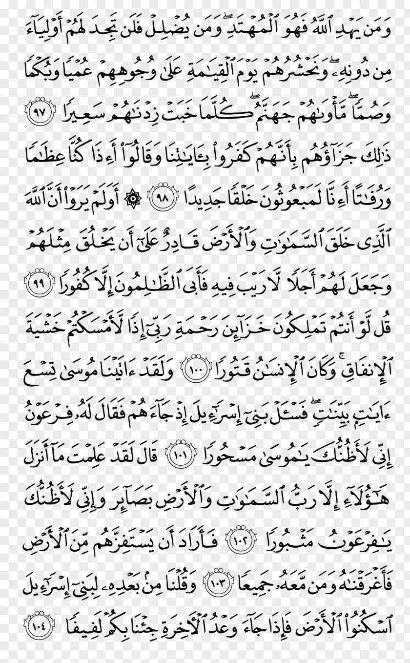Quran Kareem Qur'an Al-Isra Surah Juz' Ayah PNG