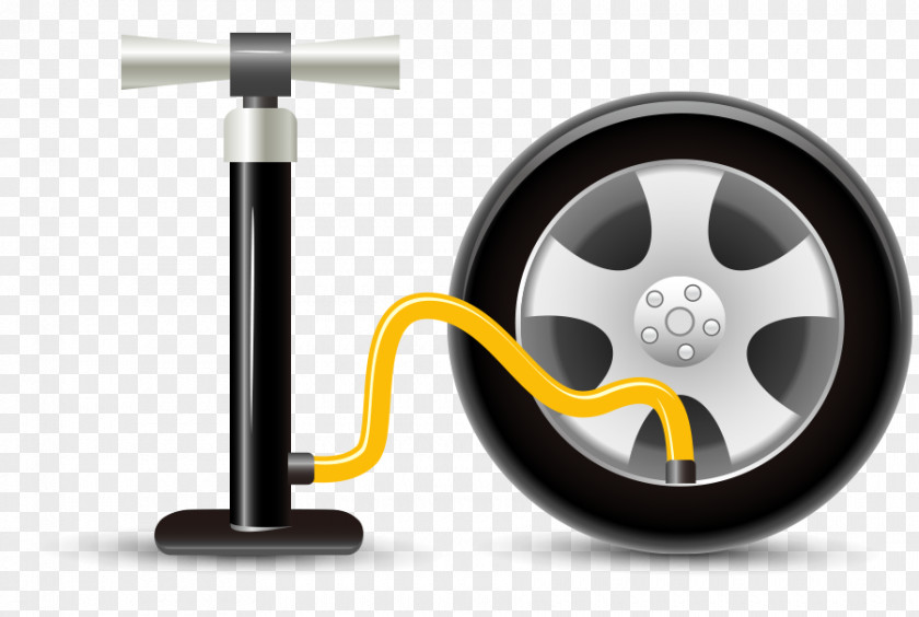Vector Industrial Automotive Repair Cheer Car Wheel Rim Automobile Shop Icon PNG