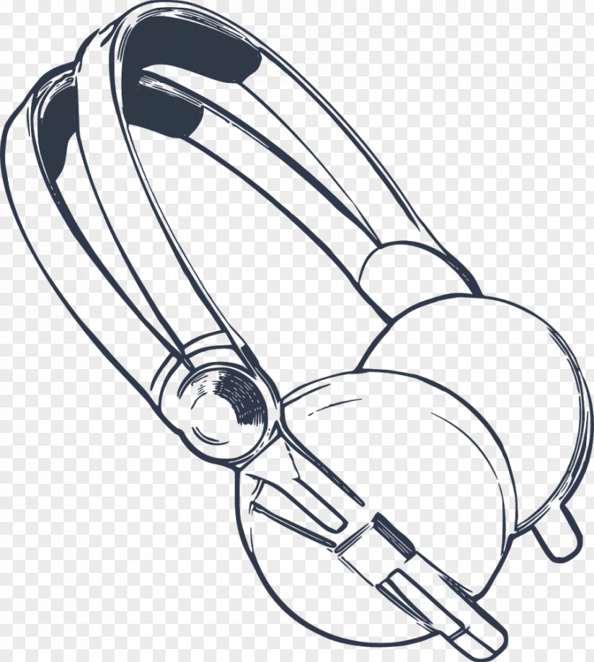 Headphones Drawing Coloring Book Clip Art PNG