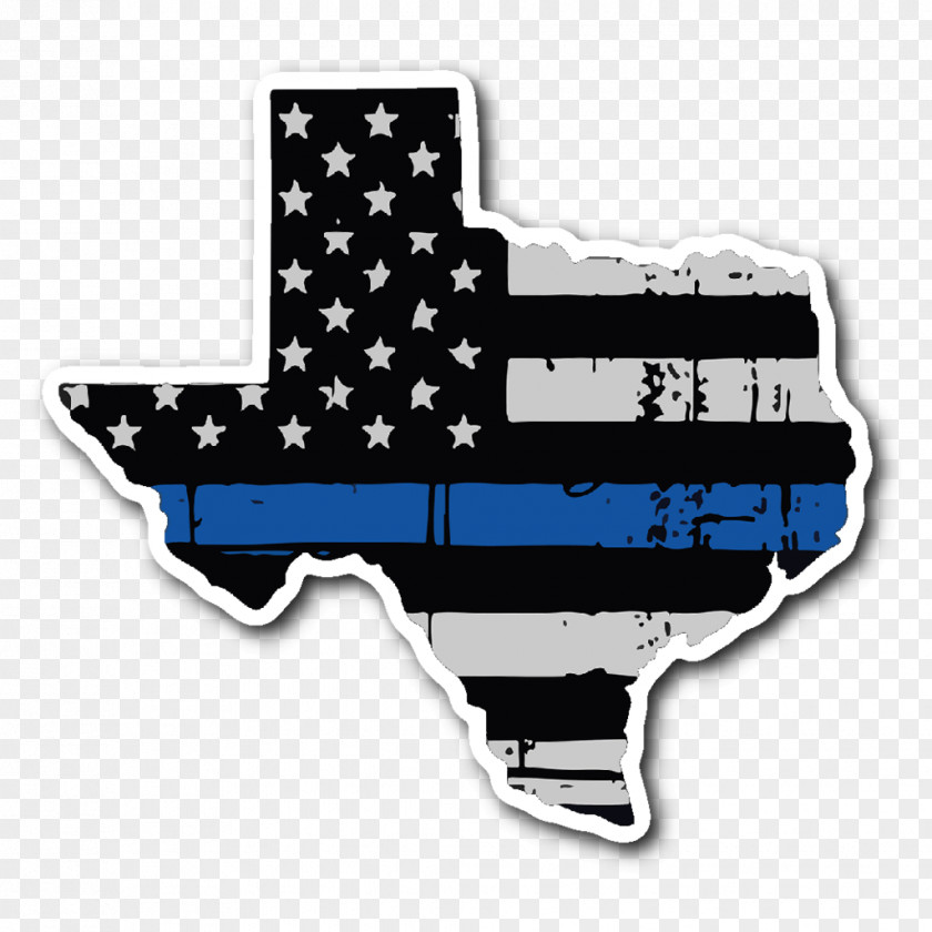 Police Thin Blue Line Decal Officer PNG