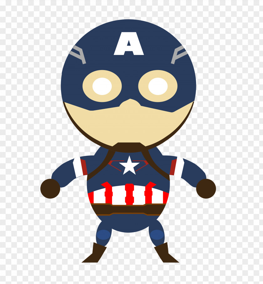 Superhero Mascot Clip Art PNG