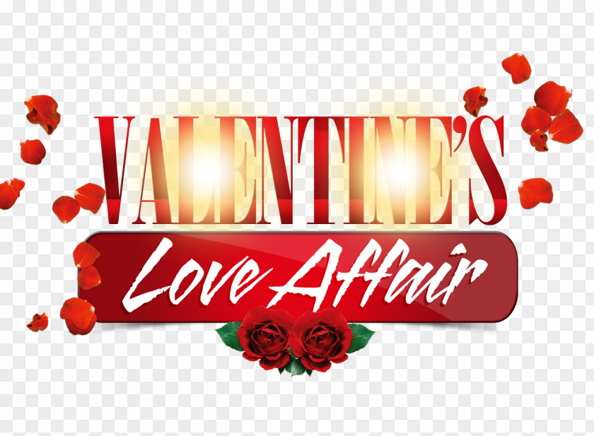 Valentines Day WordArt Love,affair Rose Petals Template Flyer Poster PNG