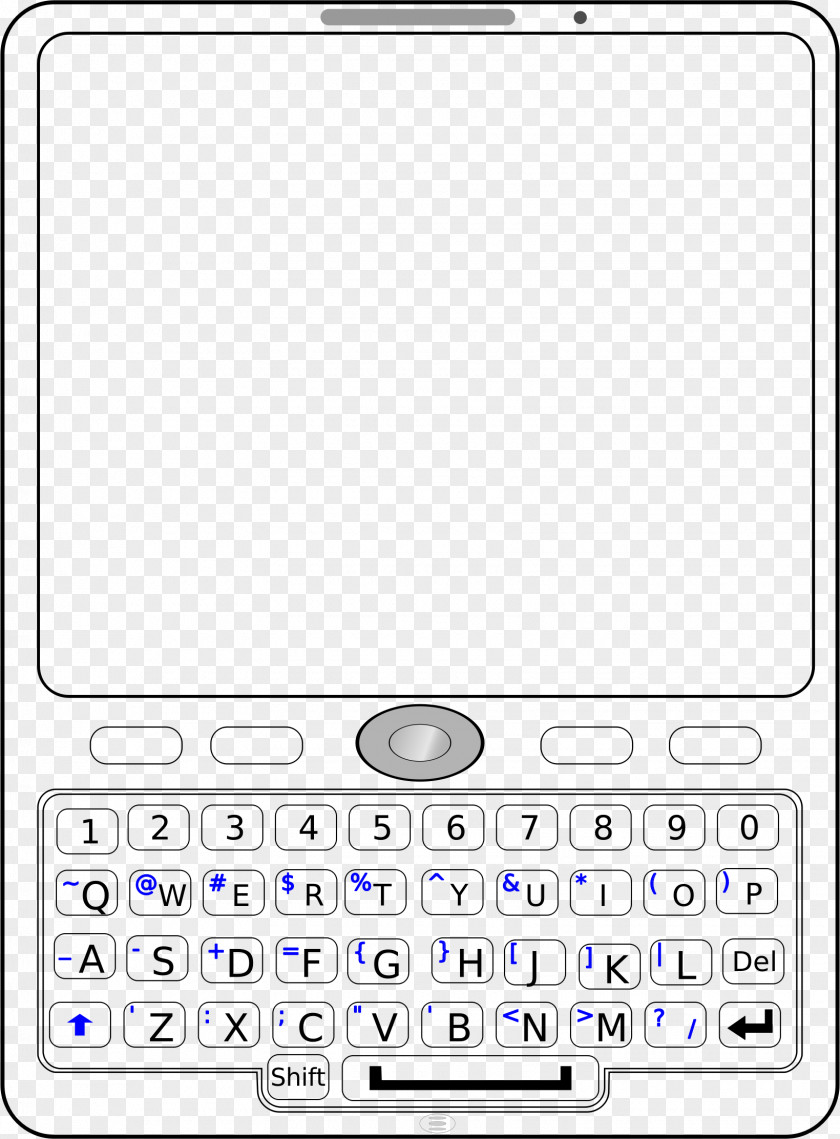 Phonetic Feature Phone Mobile Phones QWERTY Clip Art PNG
