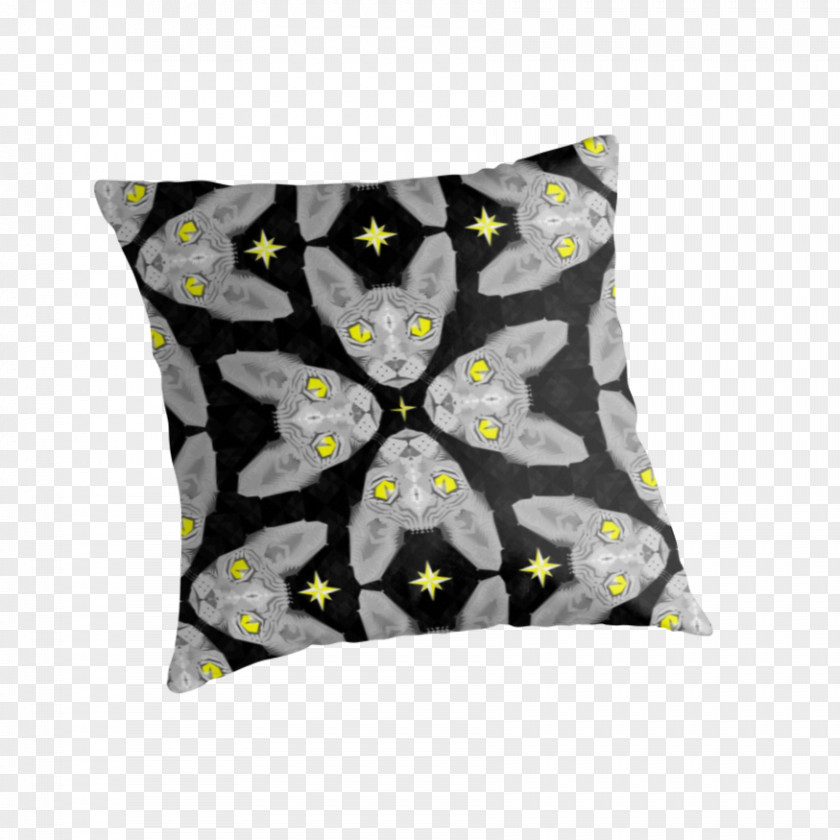 Sphynx Cat Throw Pillows Cushion Textile Canvas Print PNG