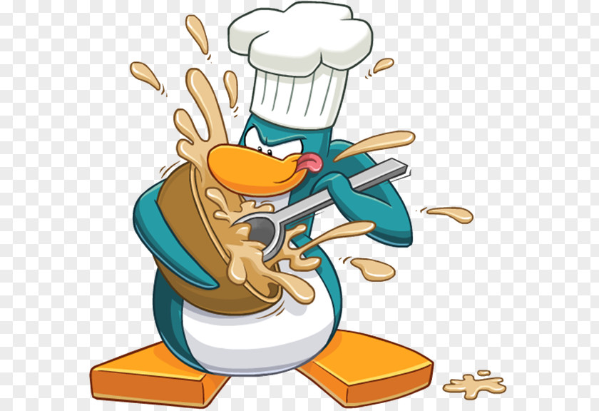 Ws Club Penguin Cook Chef Clip Art PNG