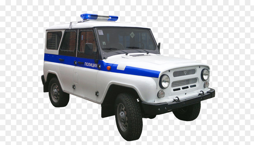 Car UAZ Patriot Police Hunter PNG