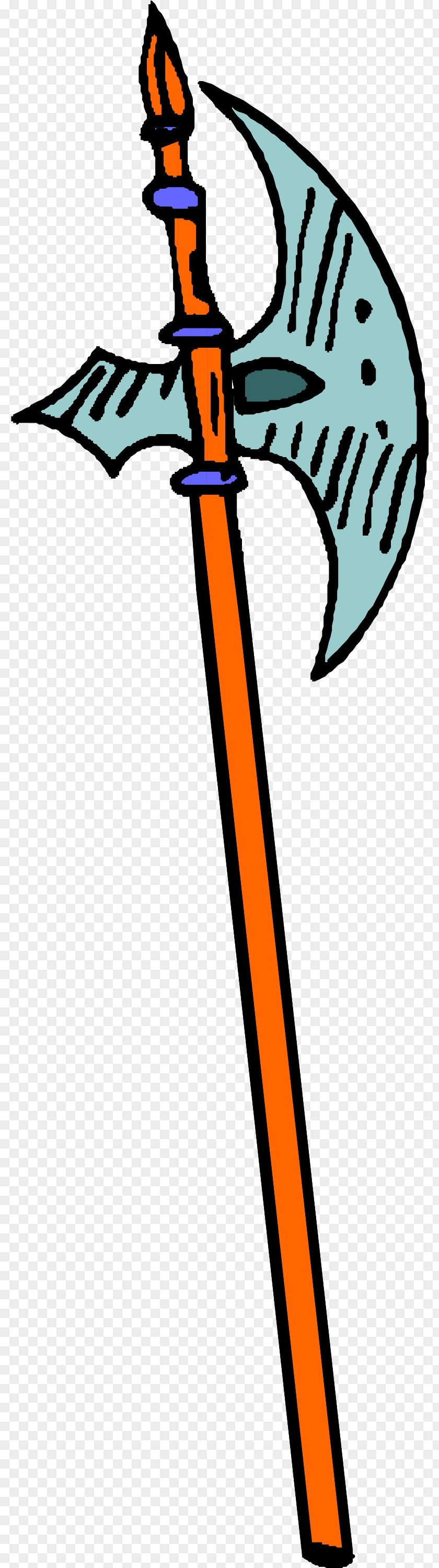 Colored Ax Clip Art PNG