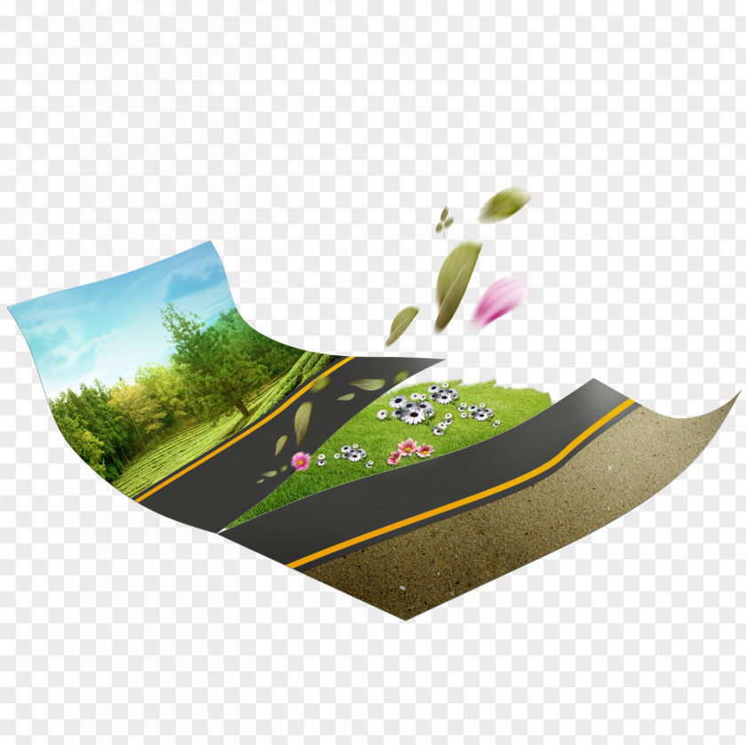 Cut The Road Creativity PNG