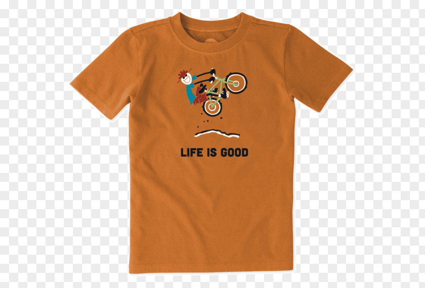 Kid Bicycle T-shirt Clothing Hoodie Life Is Good Company PNG