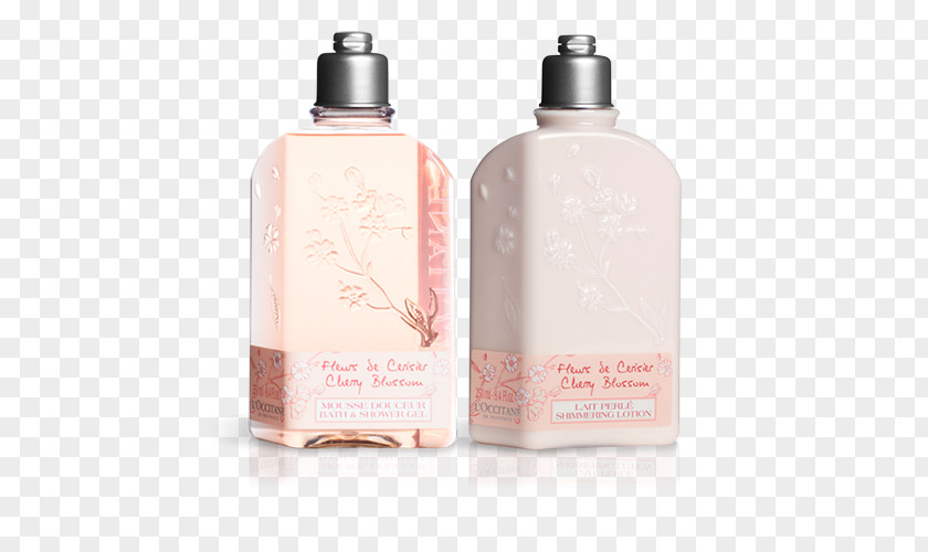 Perfume L'Occitane En Provence Lotion Bathing Cherry Blossom PNG
