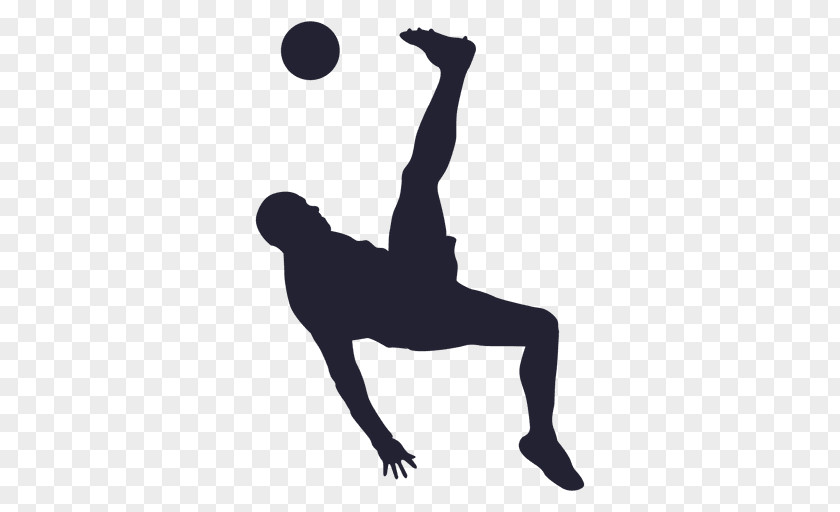 Playing Soccer Silhouette Figures Material Football Player Sport Kick PNG