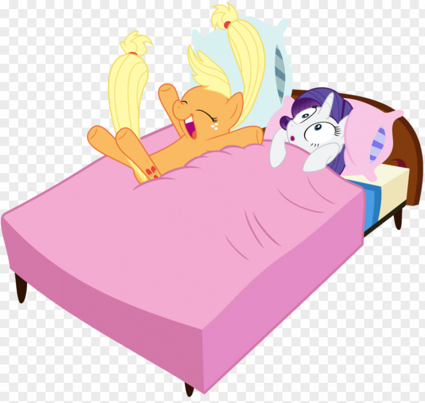 Sleep Rarity Applejack Bed Purple PNG