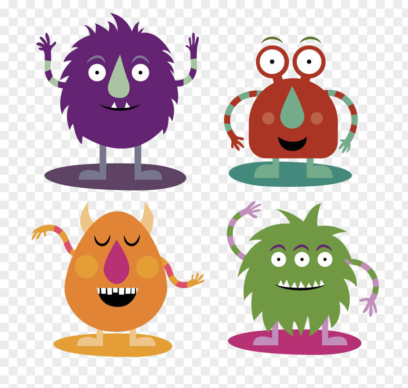 Vector Puffer Ball Monster Download Clip Art PNG