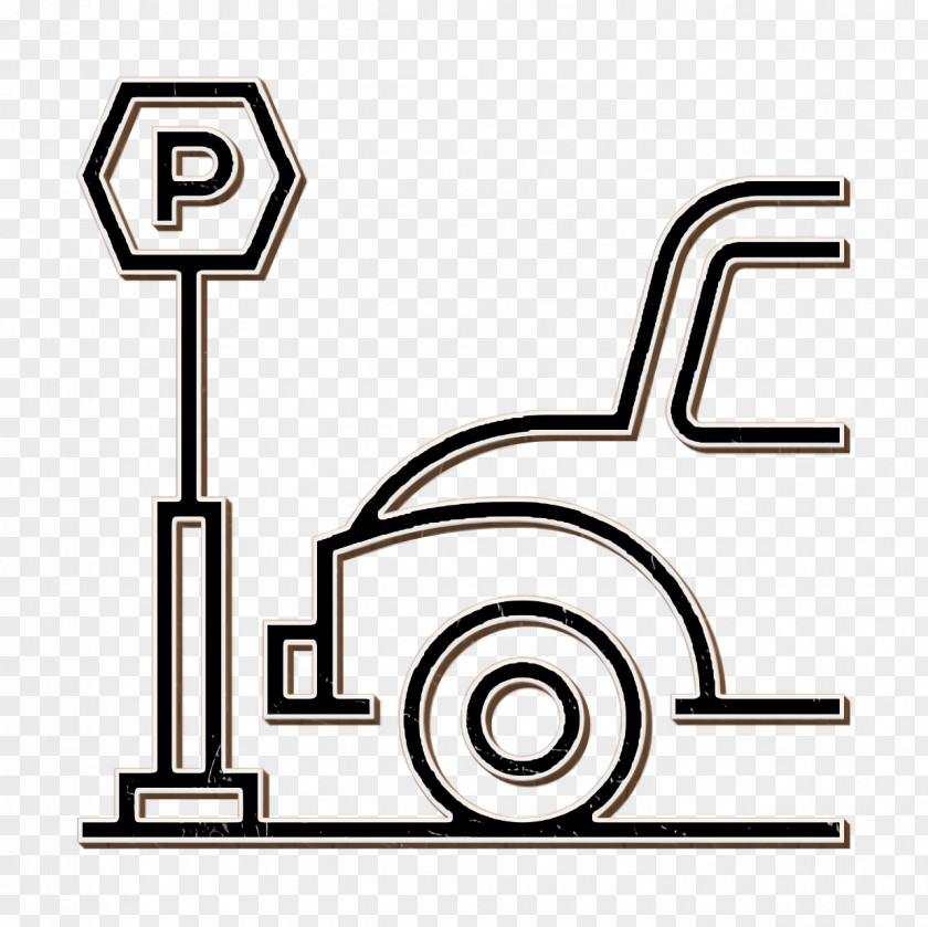 Car Icon Parking City Elements PNG