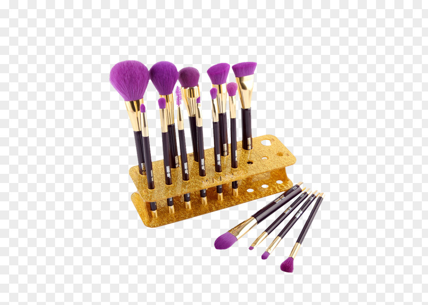 Golden Brush Mouthwash Makeup Cosmetics Make-up PNG