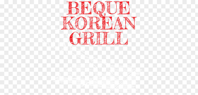 Korean Restaurant Logo Brand Short Story Line Font PNG