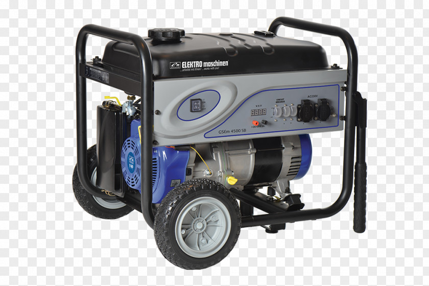 SB Electric Generator Machine Gasoline Emergency Power System Station PNG