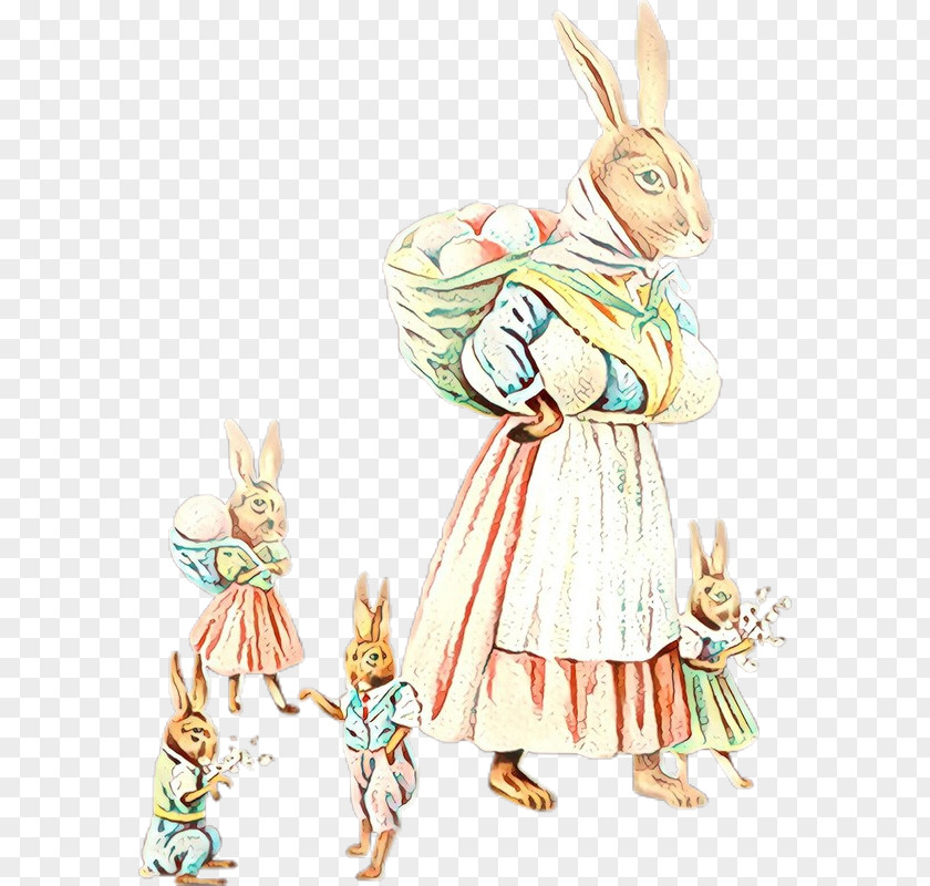 Easter Bunny Hare Illustration Costume Cartoon PNG
