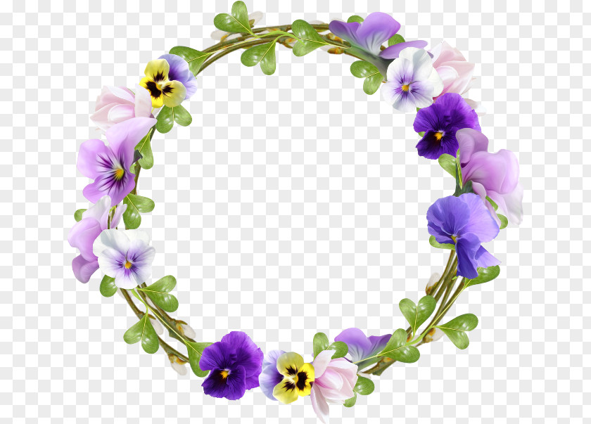 Flower Clip Art Image Wreath PNG